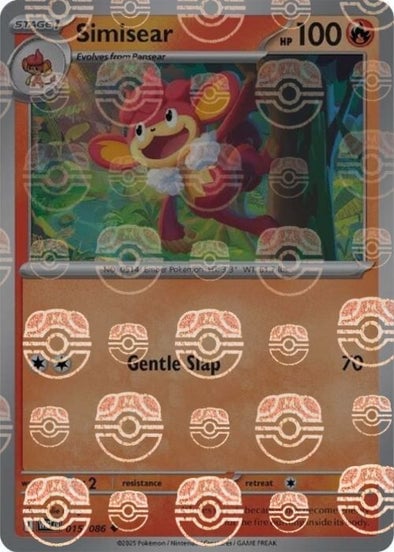 Simisear Master Ball 015/086